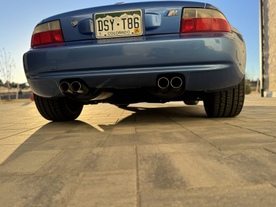 1999 BMW M Roadster in Estoril Blue Metallic over Estoril Blue & Black Nappa