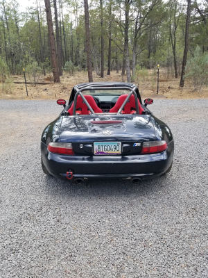 1999 BMW M Roadster in Cosmos Black Metallic over Dark Gray & Black Nappa