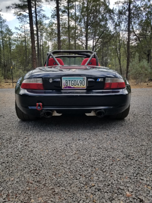 1999 BMW M Roadster in Cosmos Black Metallic over Dark Gray & Black Nappa