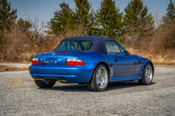 1999 BMW M Roadster in Estoril Blue Metallic over Estoril Blue & Black Nappa