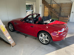 1999 BMW M Roadster in Imola Red 2 over Imola Red & Black Nappa