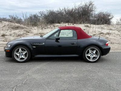 1999 BMW M Roadster in Cosmos Black Metallic over Imola Red & Black Nappa
