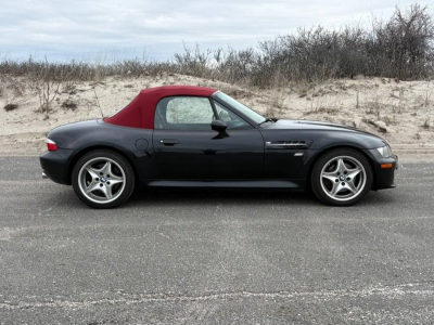 1999 BMW M Roadster in Cosmos Black Metallic over Imola Red & Black Nappa
