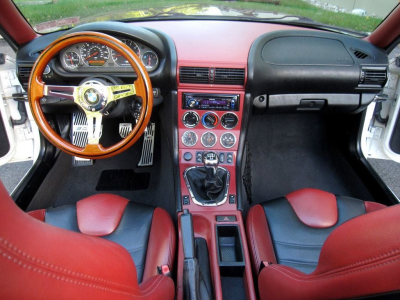 1999 BMW M Roadster in Alpine White 3 over Imola Red & Black Nappa