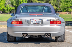 1999 BMW M Roadster in Arctic Silver Metallic over Estoril Blue & Black Nappa