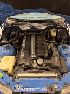1999 BMW M Roadster in Estoril Blue Metallic over Estoril Blue & Black Nappa
