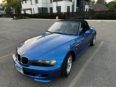 1999 BMW M Roadster in Estoril Blue Metallic over Estoril Blue & Black Nappa