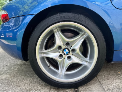 1999 BMW M Roadster in Estoril Blue Metallic over Estoril Blue & Black Nappa