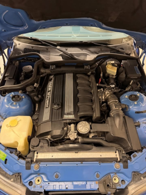 1999 BMW M Roadster in Estoril Blue Metallic over Estoril Blue & Black Nappa