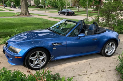 1999 BMW M Roadster in Estoril Blue Metallic over Estoril Blue & Black Nappa