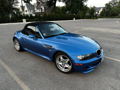 1999 BMW M Roadster in Estoril Blue Metallic over Estoril Blue & Black Nappa