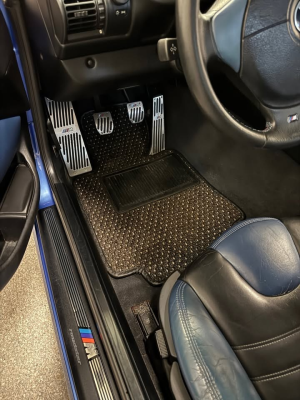 1999 BMW M Roadster in Estoril Blue Metallic over Estoril Blue & Black Nappa