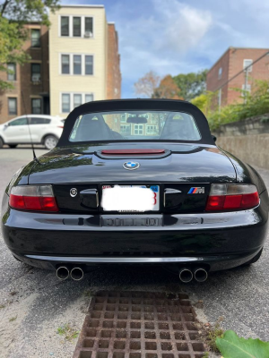 1999 BMW M Roadster in Cosmos Black Metallic over Black Nappa