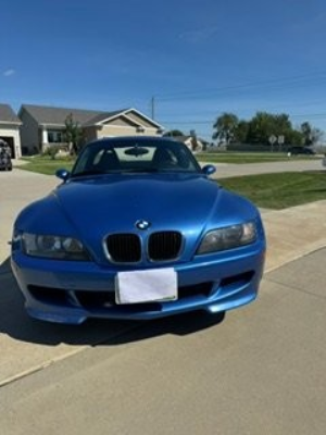 1999 BMW M Roadster in Estoril Blue Metallic over Estoril Blue & Black Nappa