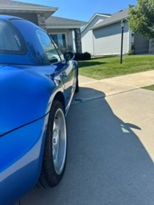 1999 BMW M Roadster in Estoril Blue Metallic over Estoril Blue & Black Nappa