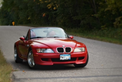 1999 BMW M Roadster in Imola Red 2 over Imola Red & Black Nappa