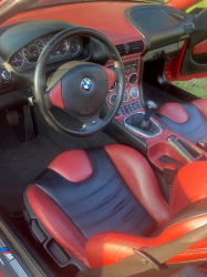 1999 BMW M Roadster in Imola Red 2 over Imola Red & Black Nappa