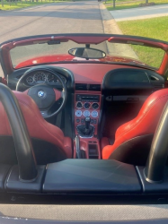 1999 BMW M Roadster in Imola Red 2 over Imola Red & Black Nappa