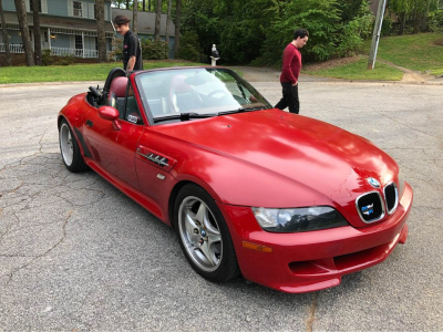 1999 BMW M Roadster in Imola Red 2 over Imola Red & Black Nappa