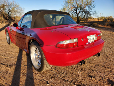 1999 BMW M Roadster in Imola Red 2 over Black Nappa