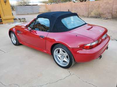 1999 BMW M Roadster in Imola Red 2 over Black Nappa