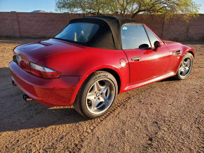 1999 BMW M Roadster in Imola Red 2 over Black Nappa