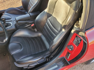 1999 BMW M Roadster in Imola Red 2 over Black Nappa