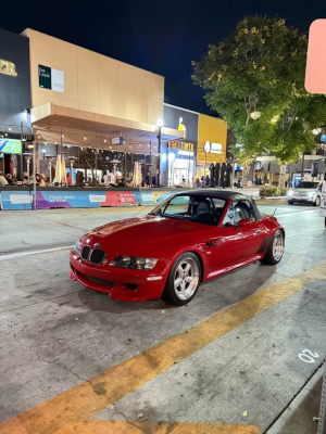 1999 BMW M Roadster in Imola Red 2 over Black Nappa