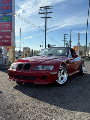 1999 BMW M Roadster in Imola Red 2 over Black Nappa