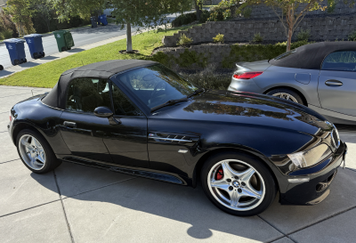 1999 BMW M Roadster in Cosmos Black Metallic over Black Nappa