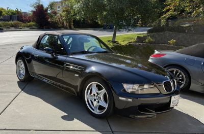 1999 BMW M Roadster in Cosmos Black Metallic over Black Nappa