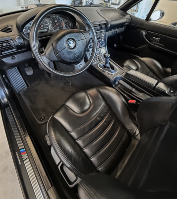 1999 BMW M Roadster in Cosmos Black Metallic over Black Nappa