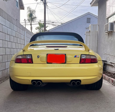 1999 BMW M Roadster in Dakar Yellow 2 over Dark Gray & Black Nappa