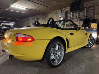1999 BMW M Roadster in Dakar Yellow 2 over Dark Gray & Black Nappa