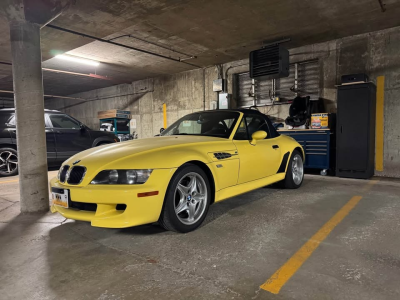 1999 BMW M Roadster in Dakar Yellow 2 over Dark Gray & Black Nappa
