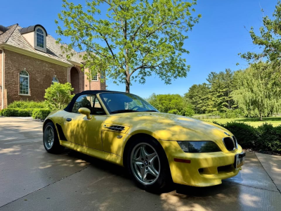1999 BMW M Roadster in Dakar Yellow 2 over Dark Gray & Black Nappa