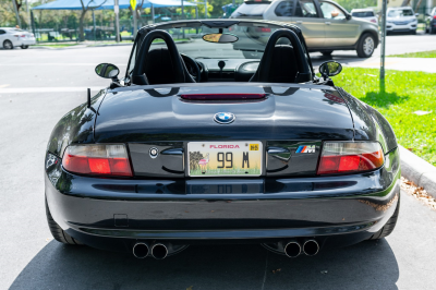 1999 BMW M Roadster in Cosmos Black Metallic over Dark Gray & Black Nappa
