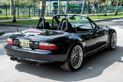1999 BMW M Roadster in Cosmos Black Metallic over Dark Gray & Black Nappa