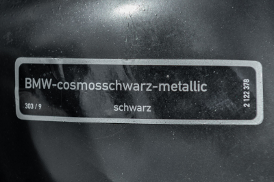 1999 BMW M Roadster in Cosmos Black Metallic over Dark Gray & Black Nappa