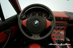 1999 BMW M Roadster in Cosmos Black Metallic over Imola Red & Black Nappa