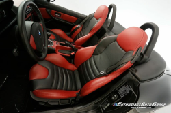 1999 BMW M Roadster in Cosmos Black Metallic over Imola Red & Black Nappa
