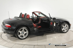 1999 BMW M Roadster in Cosmos Black Metallic over Imola Red & Black Nappa