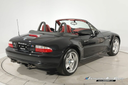 1999 BMW M Roadster in Cosmos Black Metallic over Imola Red & Black Nappa
