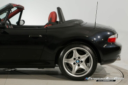1999 BMW M Roadster in Cosmos Black Metallic over Imola Red & Black Nappa