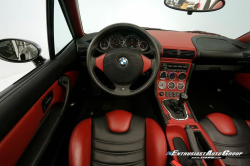 1999 BMW M Roadster in Cosmos Black Metallic over Imola Red & Black Nappa