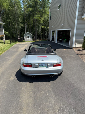 1999 BMW M Roadster in Arctic Silver Metallic over Black Nappa