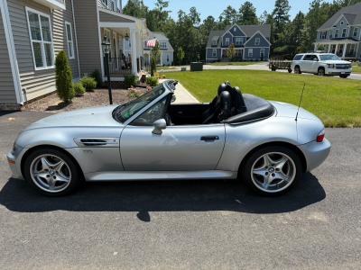 1999 BMW M Roadster in Arctic Silver Metallic over Black Nappa