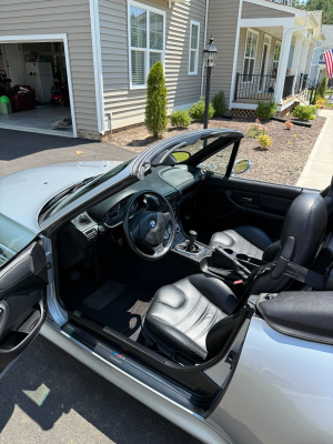 1999 BMW M Roadster in Arctic Silver Metallic over Black Nappa