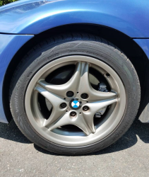 1999 BMW M Roadster in Estoril Blue Metallic over Estoril Blue & Black Nappa