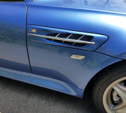 1999 BMW M Roadster in Estoril Blue Metallic over Estoril Blue & Black Nappa